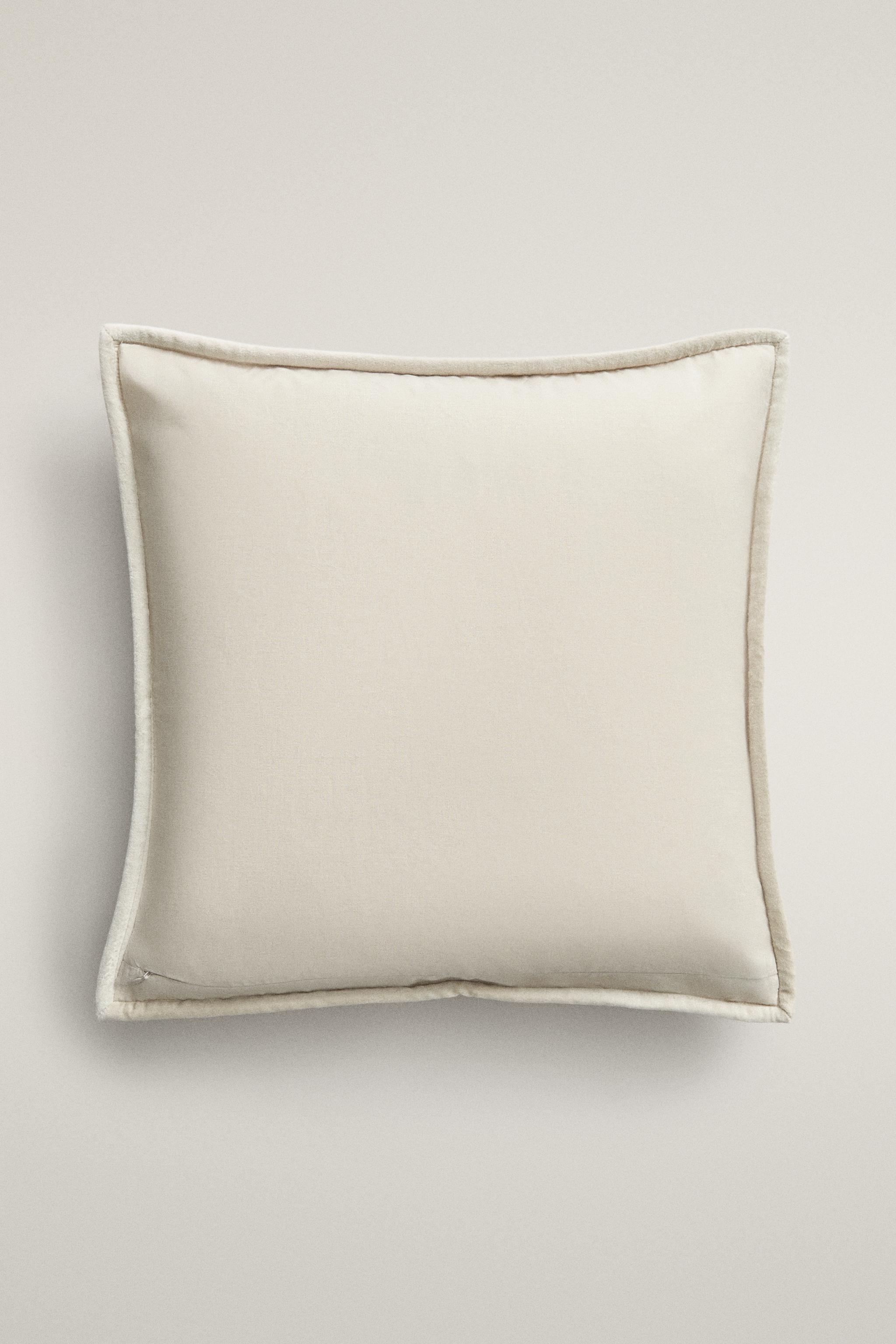 HOUSSE COUSSIN VELOURS DÉLAVÉ