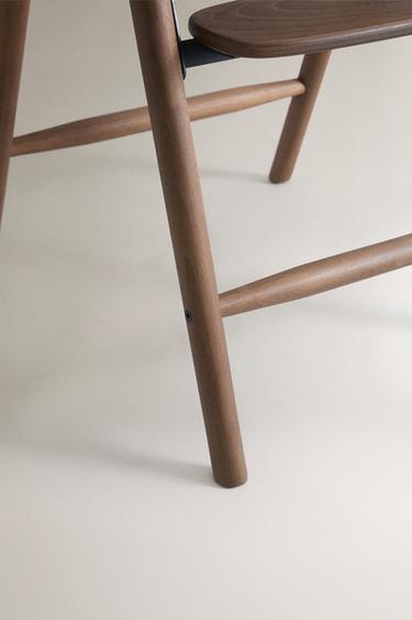 KIDS' BEECH WOOD HIGH CHAIR | CHARLIE CRANE - Brown by Zara - Image 2