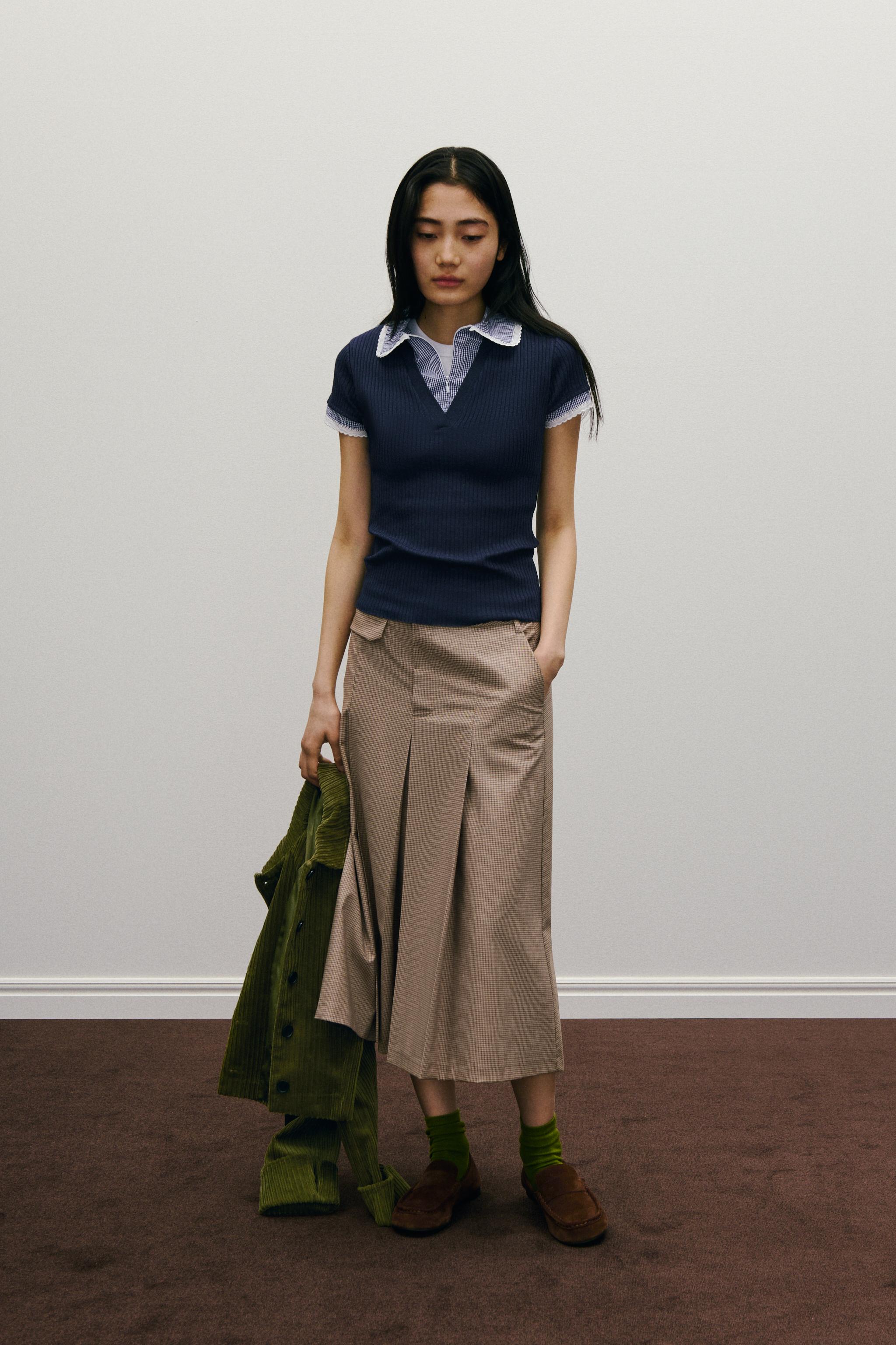 チェックスカート - レディース | ZARA 日本