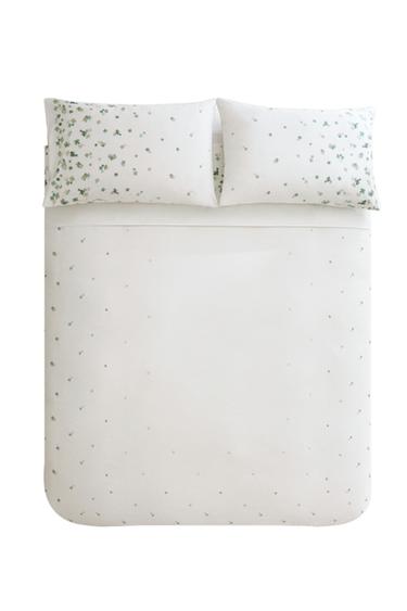 FUNDA DUVET ALGODÓN TRÉBOLES - Blanco roto de Zara