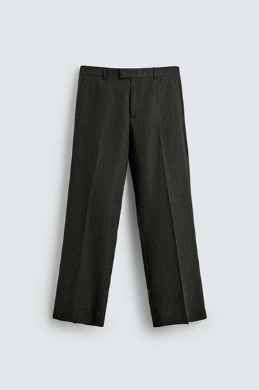 LIMITED EDITION FLARED FIT TROUSERS - Greenish by Zara - Image 5