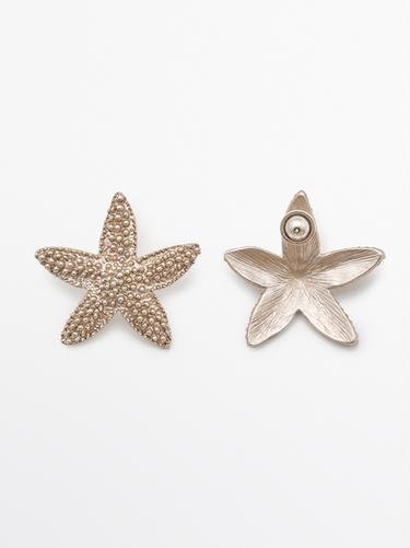 Zara Star earrings - Silver