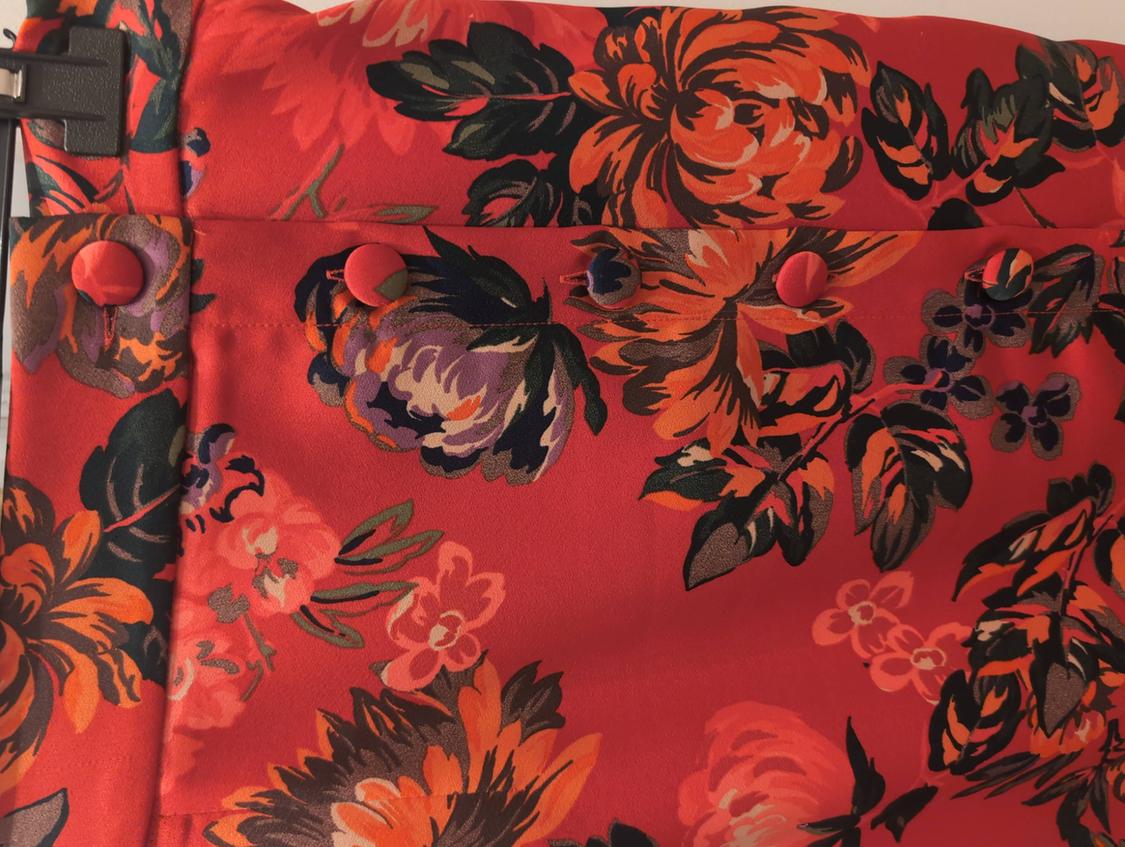 FLORAL PRINT PENCIL SKIRT - Image 2