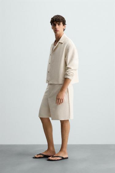 SURCHEMISE STRUCTURÉE - Beige de Zara - Image 3