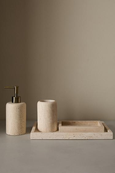 Zara MARBLE BATHROOM ACCESSORY SET - Green
