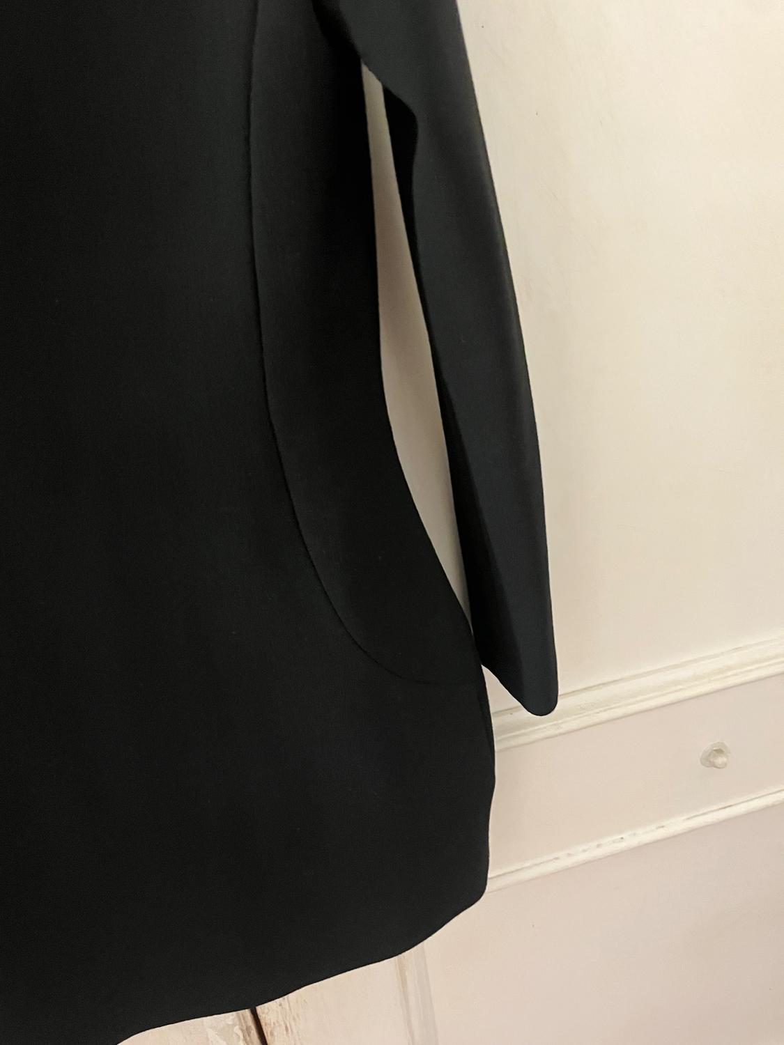 ZW COLLECTION SHORT DRESS WITH SHOULDER PADS - Image 3