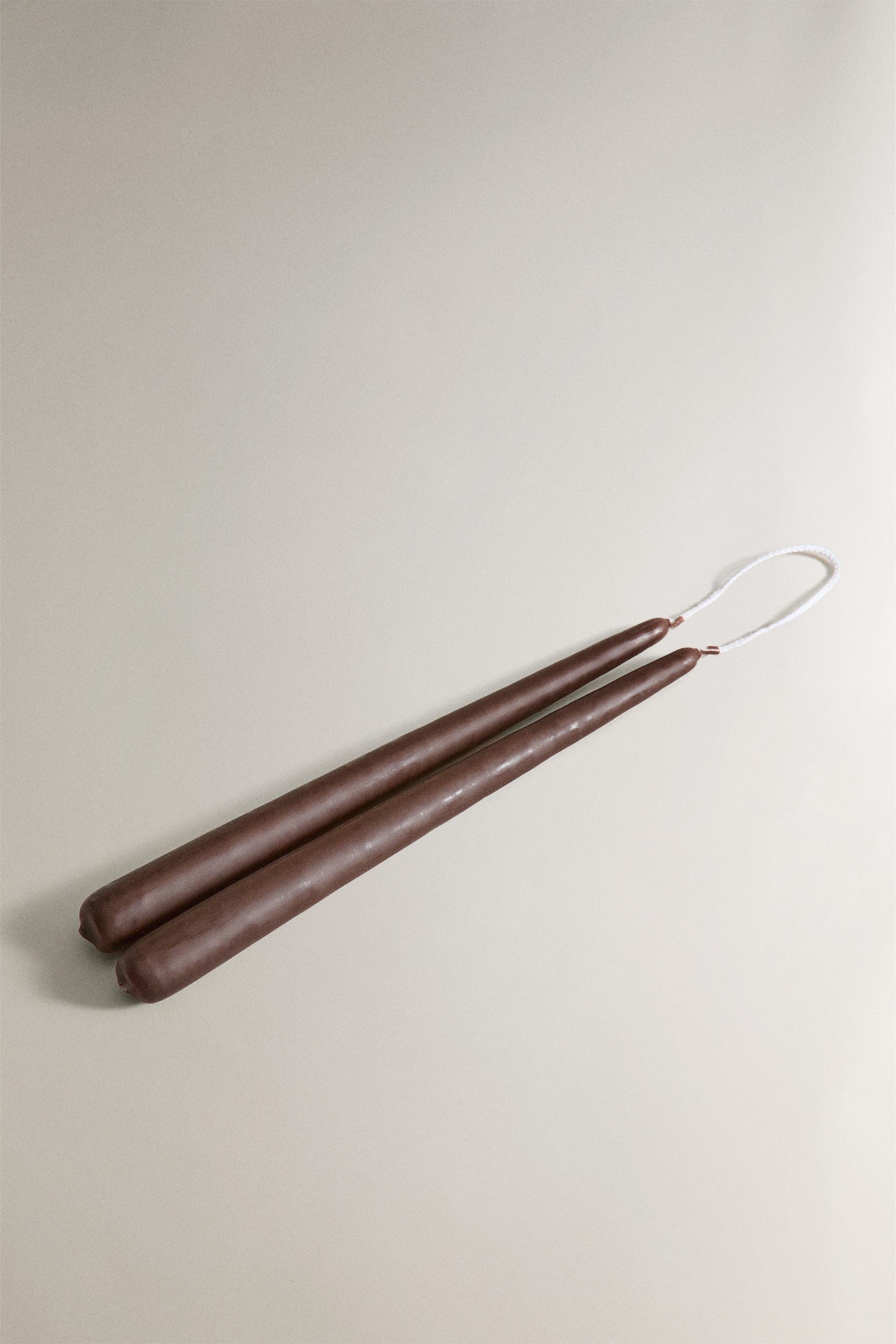 SET OF DECORATIVE CONE CANDLES (SET OF 2)