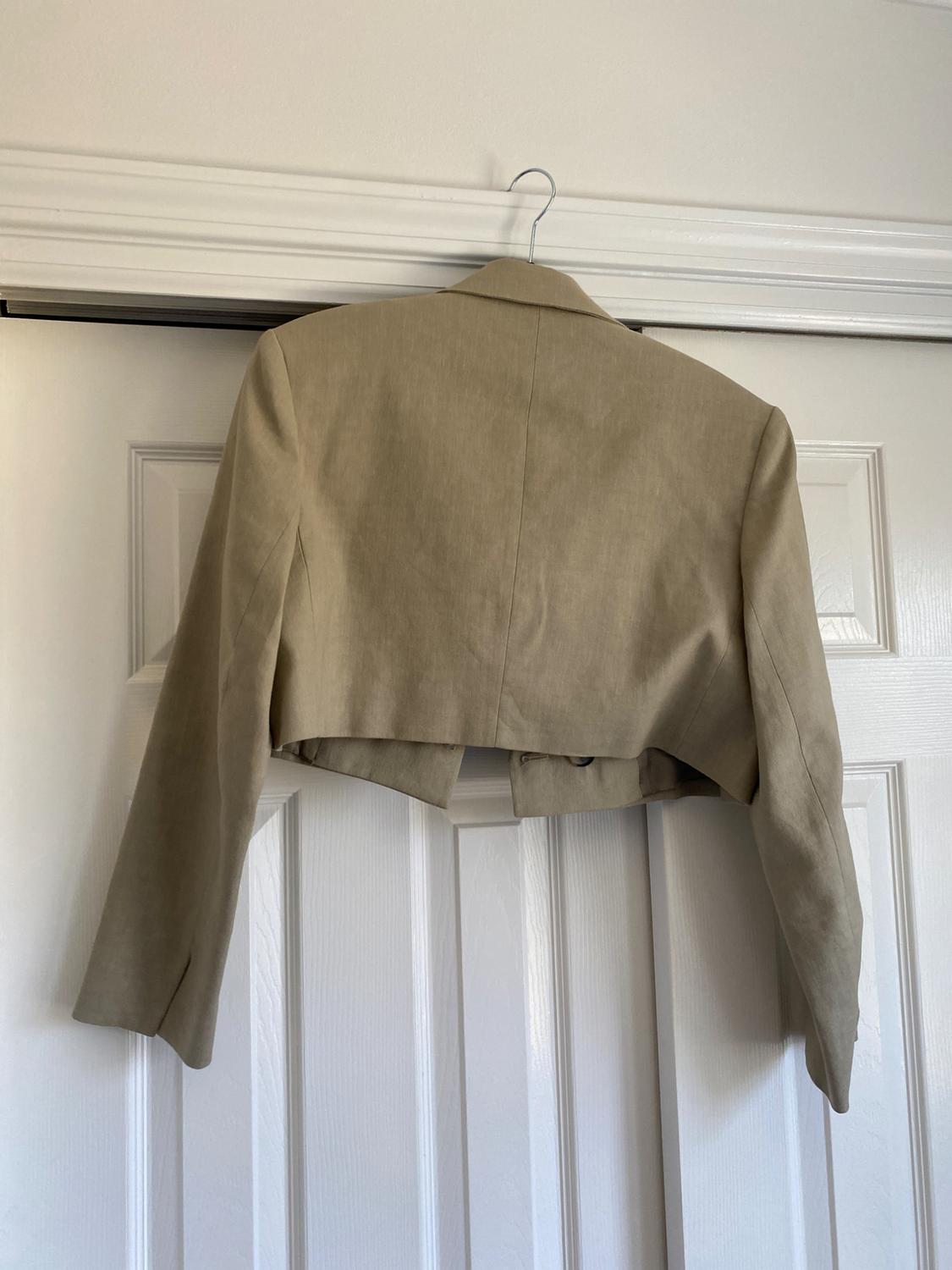 BLAZER CROP CON LINO - Image 6