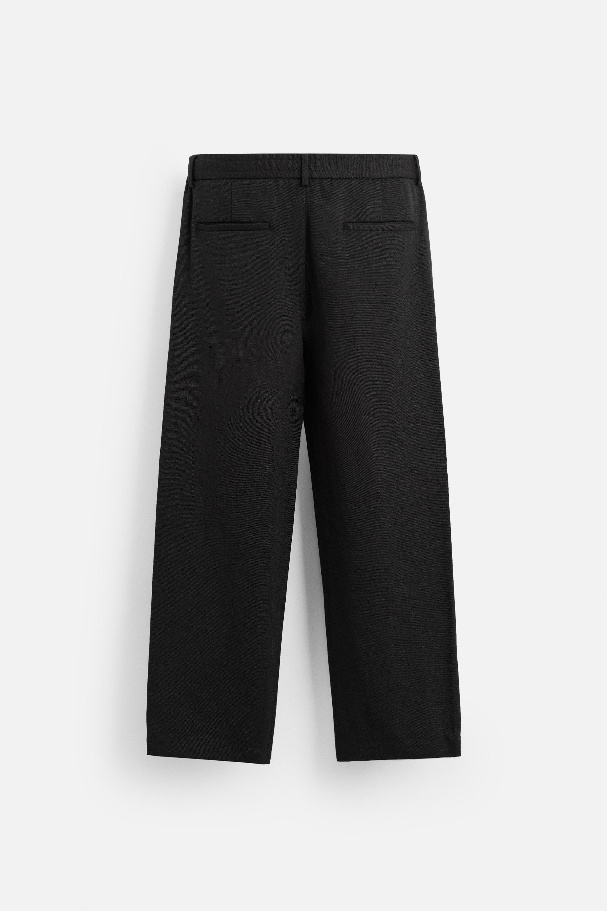 PANTALON REGULAR FIT STRUCTURÉ