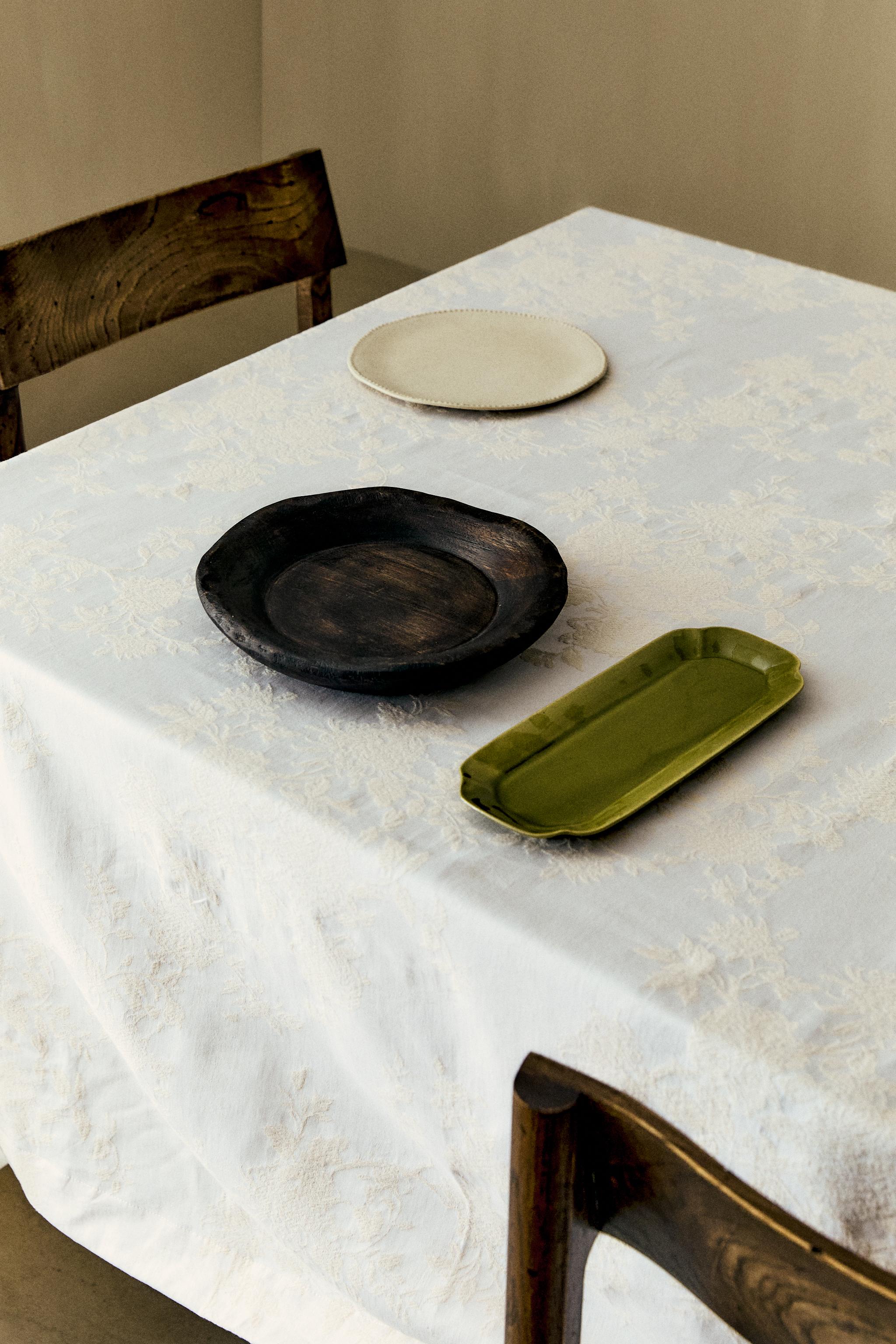 COTTON JACQUARD TABLECLOTH