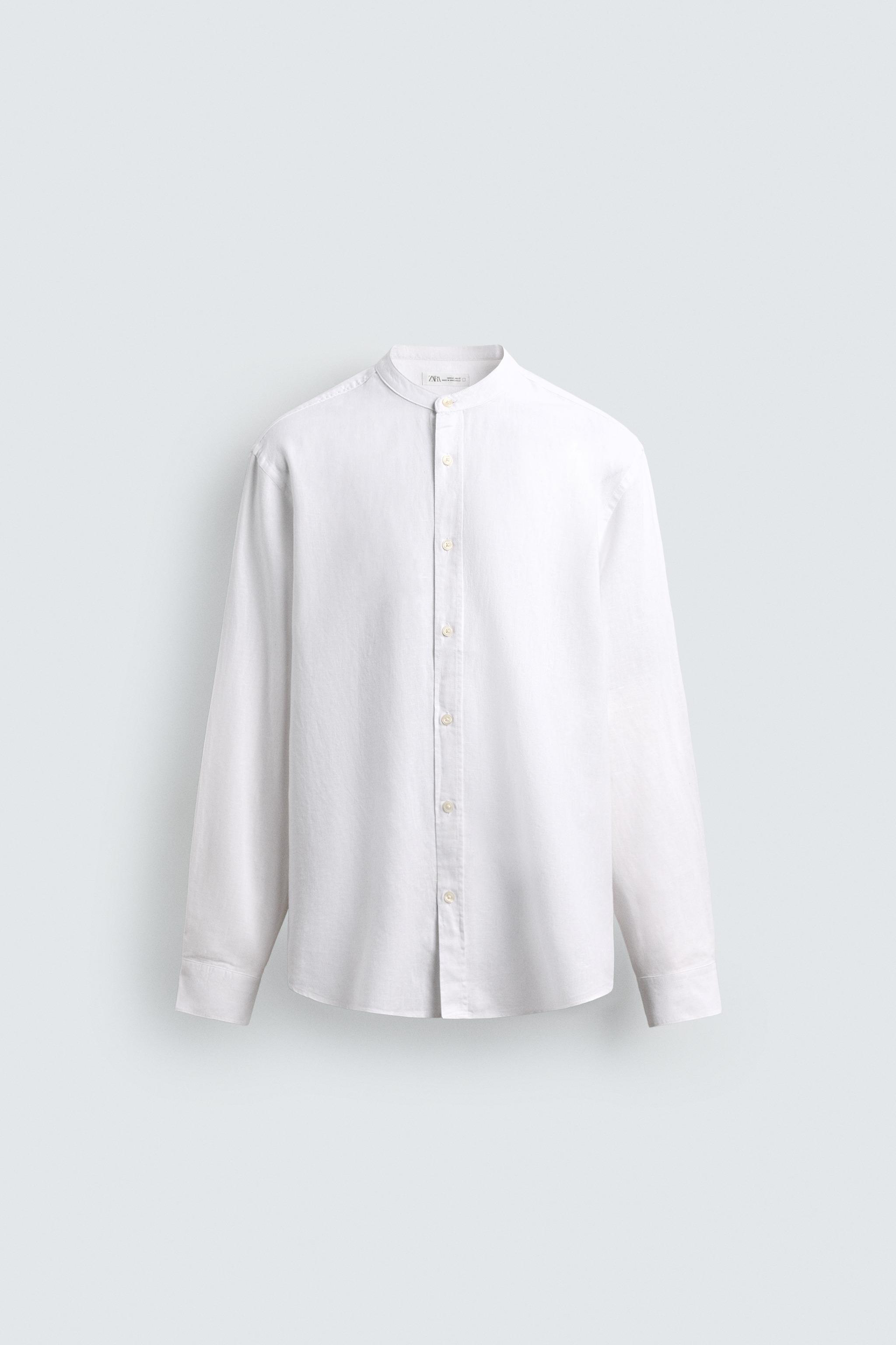 CHEMISE EN LIN ET COTON