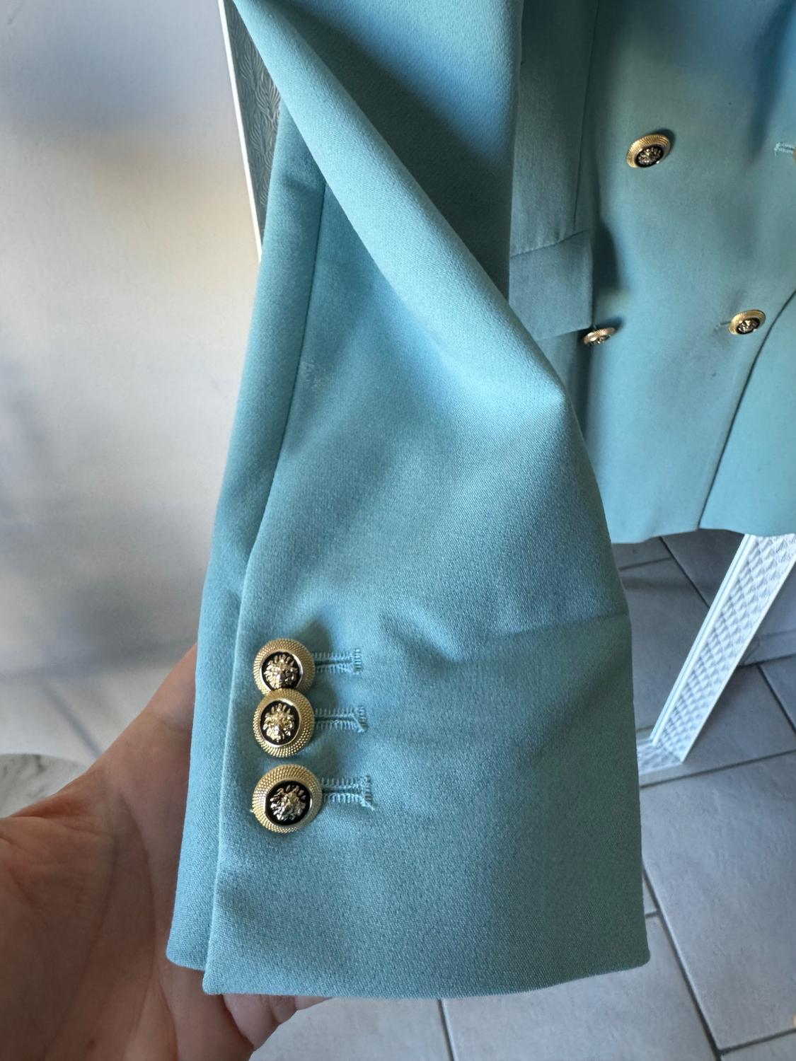 DOUBLE-BREASTED BUTTONED BLAZER - Image 4