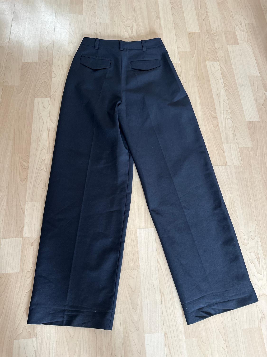 ZW COLLECTION DARTED WOOL BLEND TROUSERS - Image 2