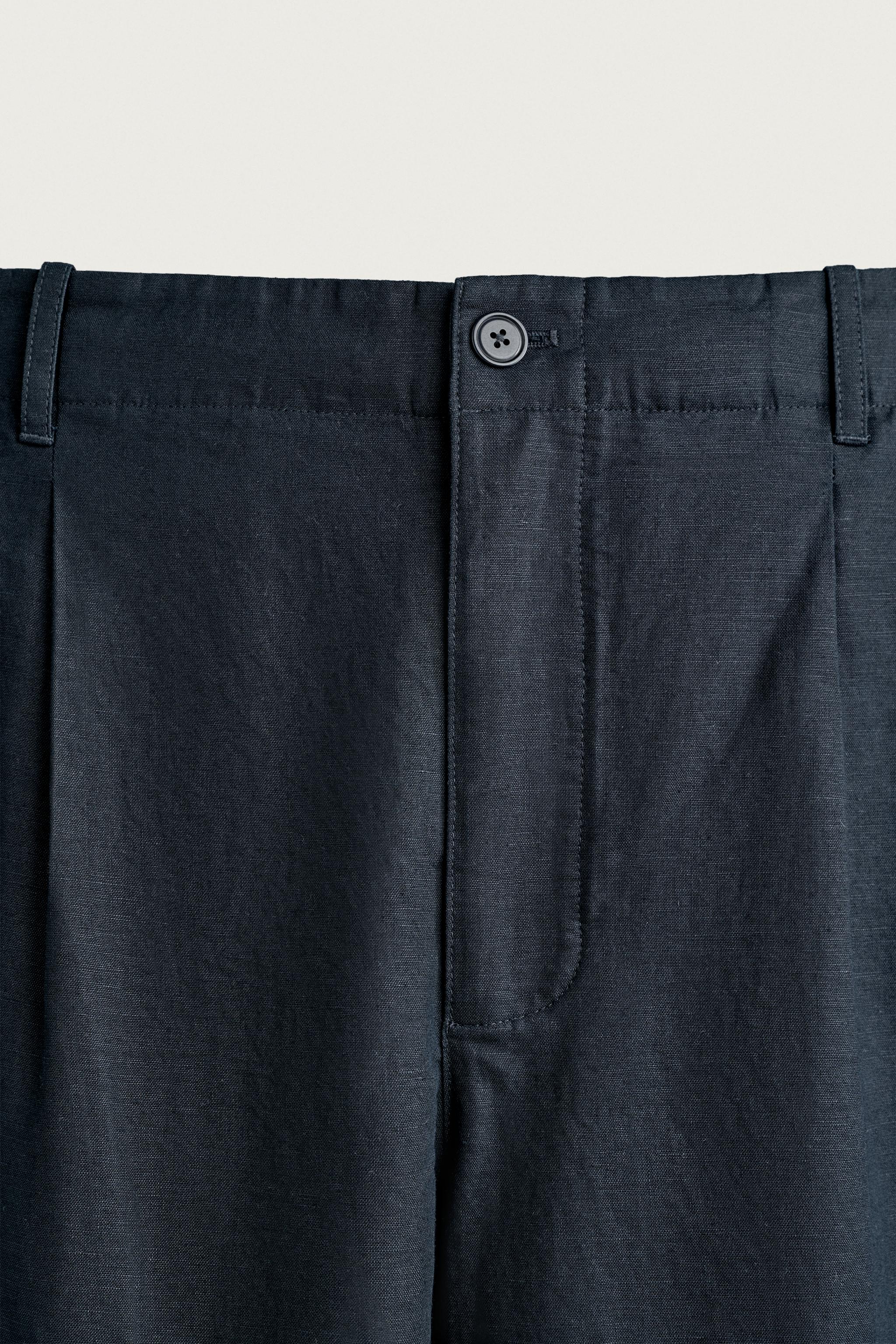 PANTALON COUPE DÉCONTRACTÉE CHANVRE - COTON