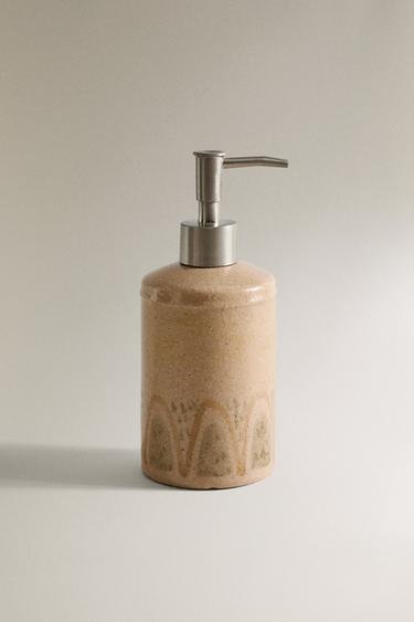 PORTA-SABONETE LÍQUIDO DE TERRACOTA - Multicolor da Zara - Imagem 0