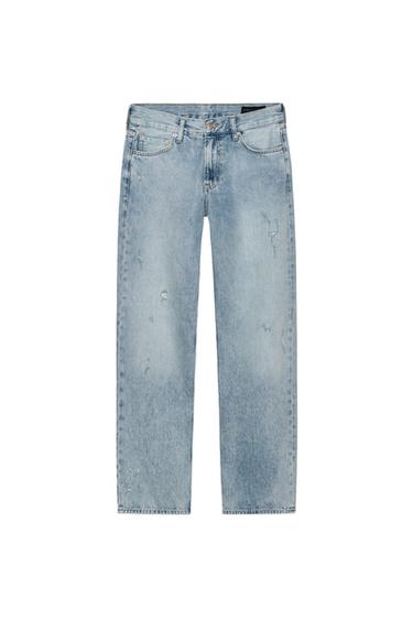 JEANS ZW COLLECTION RELAXED STRAIGHT TIRO BAJO - Azul de Zara