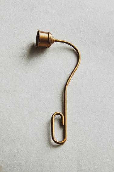 METAL CANDLE SNUFFER - Golden by Zara