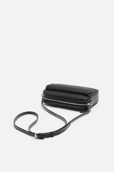 PLAIN CROSSBODY BAG - Black by Zara - Image 3