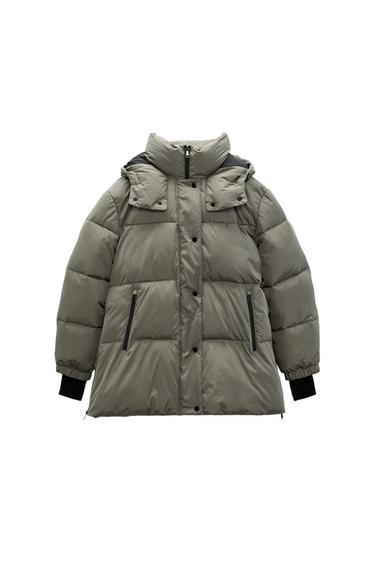 HOODED QUILTED JACKET