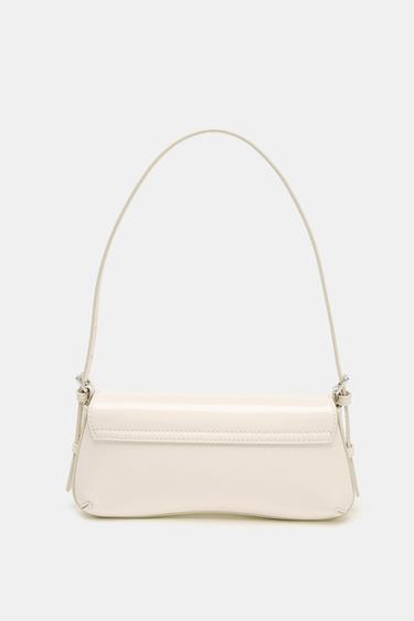 FLAP SHOULDER BAG - white by Zara - Image 4