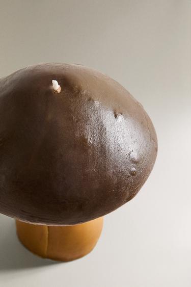 SMALL PUMPKIN SPICE SCENTED MUSHROOM CANDLE - Pumpkin by Zara - Image 1