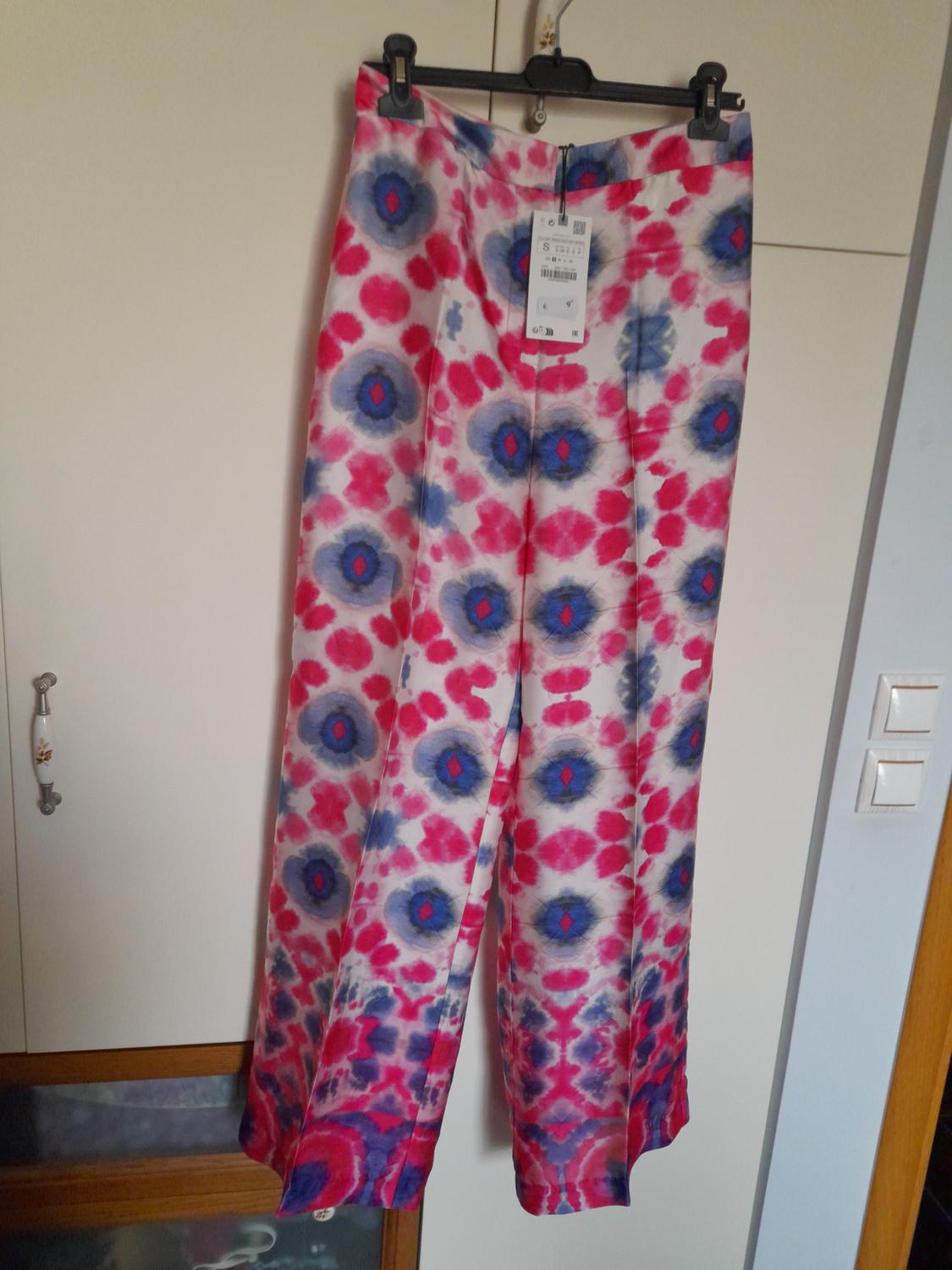 PRINTED FLOWING TROUSERS - Image 3