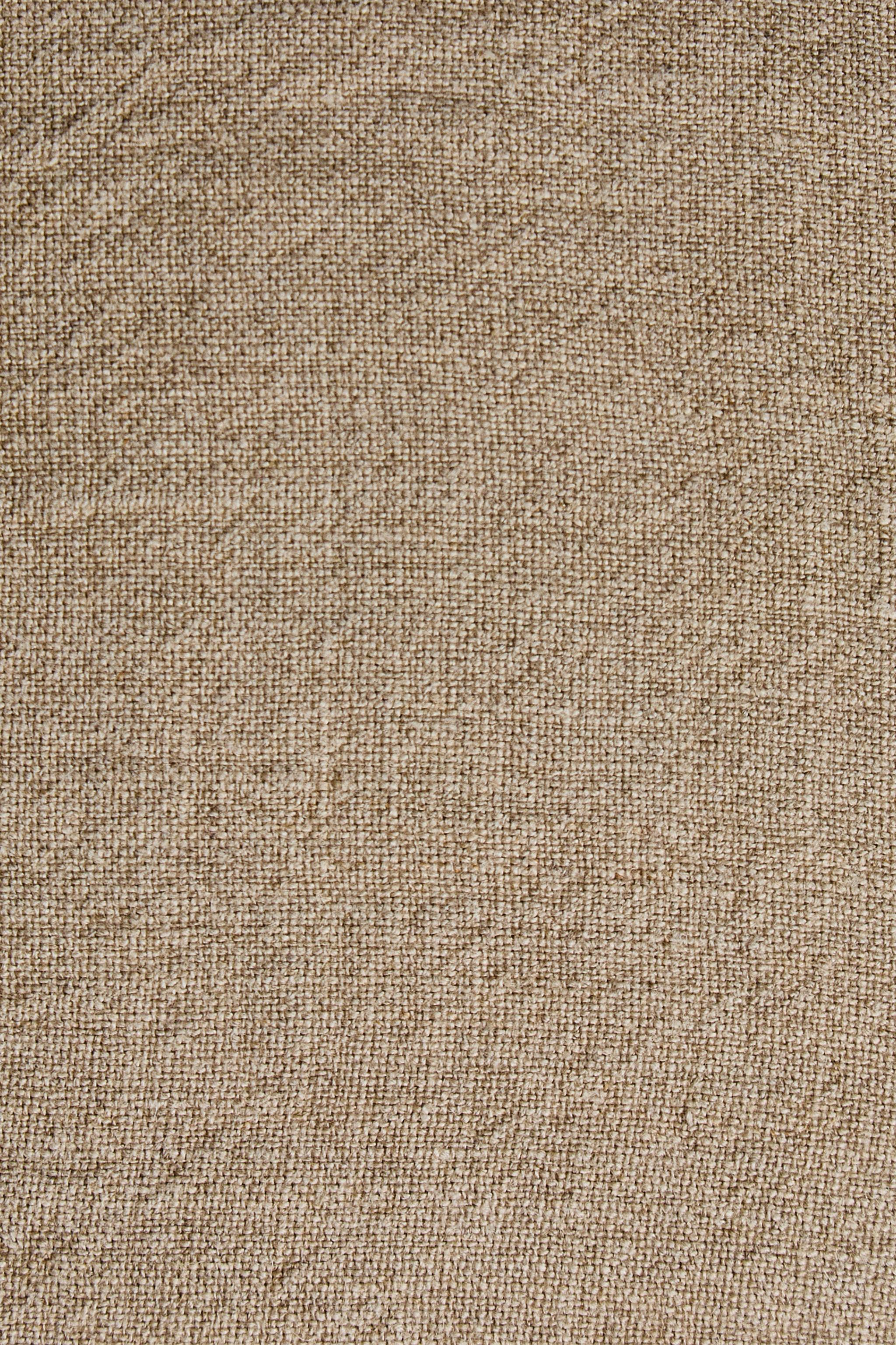 PLAIN FADED LINEN BEDSPREAD CUSHION COVER