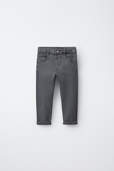 PANTALÓN SARGA STRAIGHT - Gris antracita de Zara