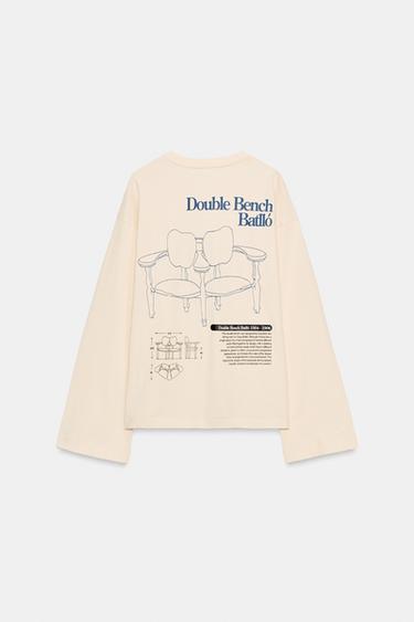©CASA BATLLÓ PRINT T-SHIRT - Ecru by Zara - Image 5