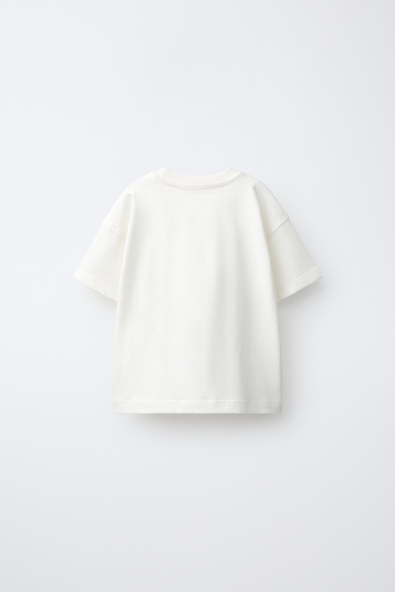 VEHICLE PRINT T-SHIRT — Oyster-white