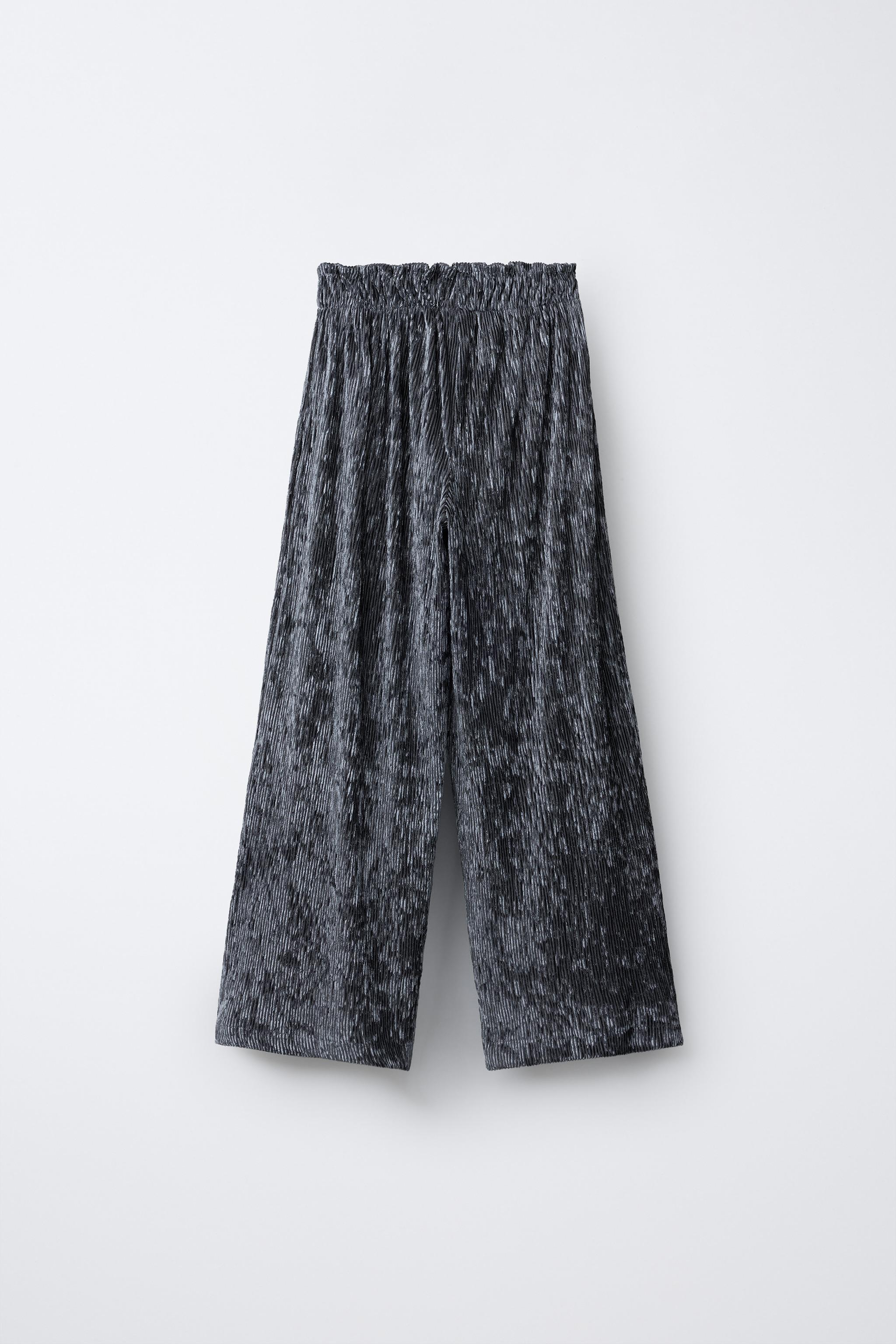 PANTALON JUPE-CULOTTE EN VELOURS