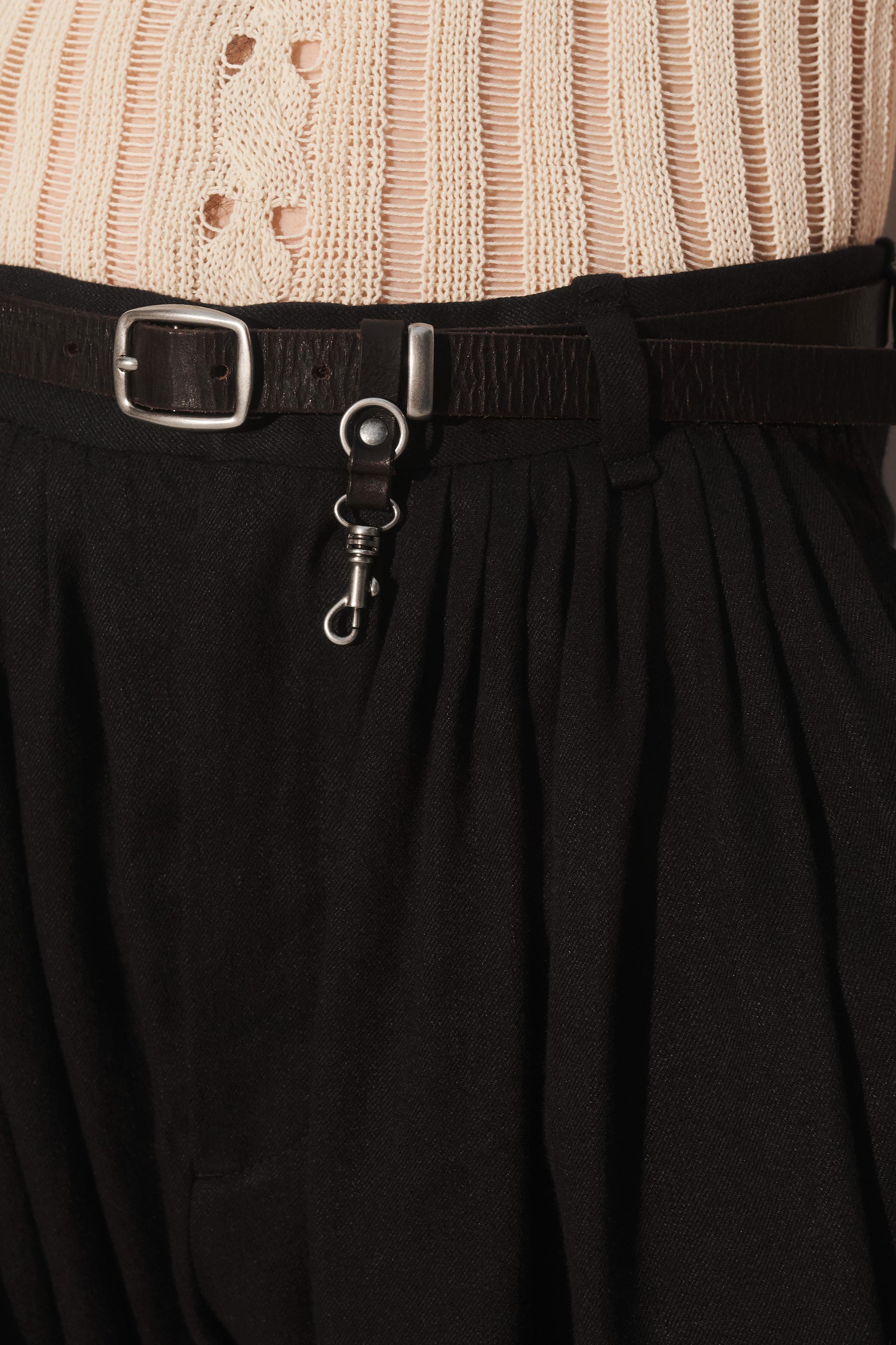 LINEN - LYOCELL PLEATED SUIT PANTS