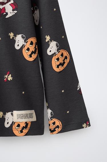 بيجاما اليقطين وسنوبي PEANUTS™ لعمر 1½-6 سنوات - رمادي أنثراسايت by Zara