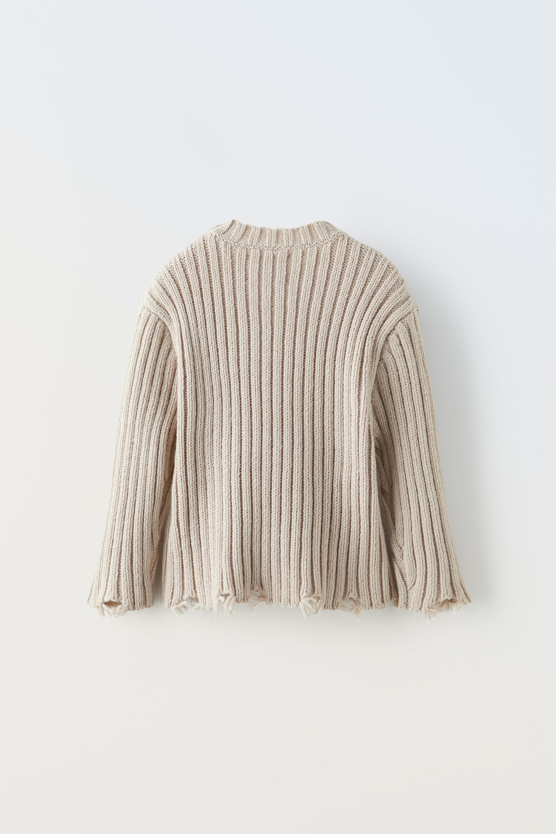 Zara Ribbed Knit Sweater