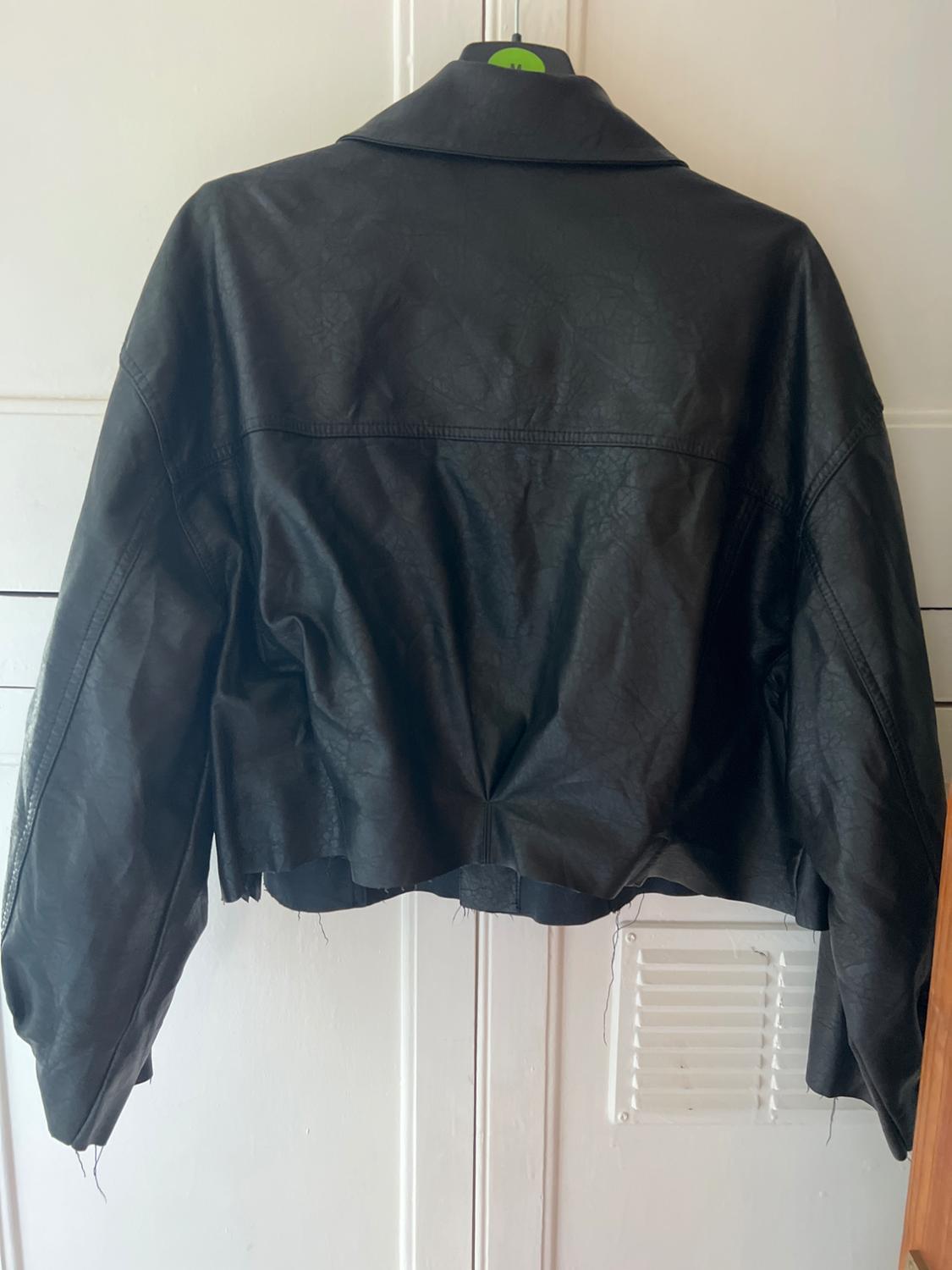 FAUX LEATHER OVERSHIRT - Image 2