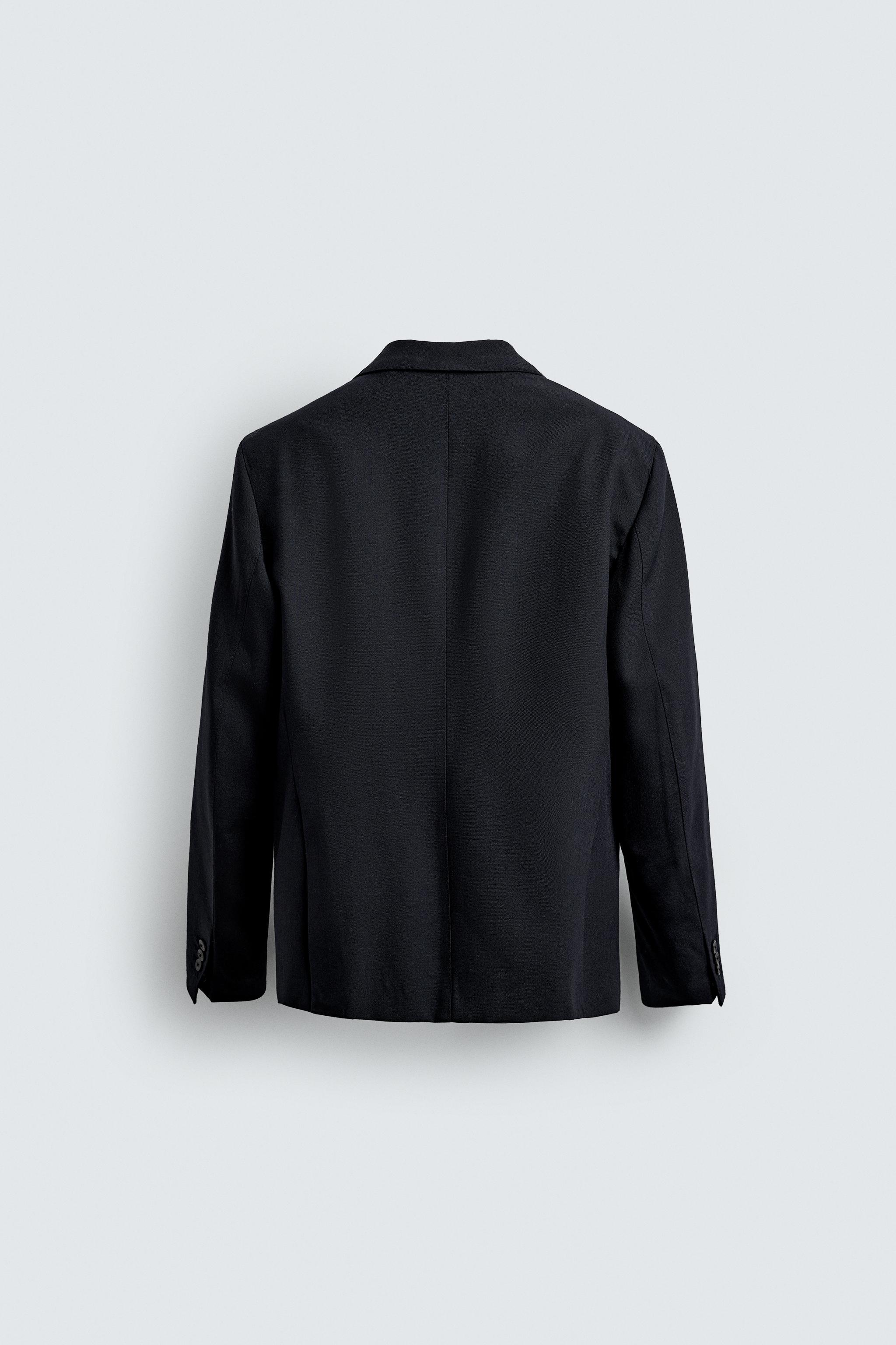 100%ウールスーツブレザー - ネイビーブルー | ZARA Japan / 日本