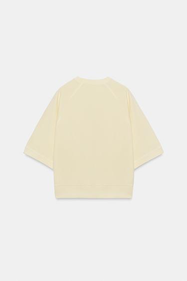SLOGAN SWEATSHIRT - Yellow by Zara - Image 6