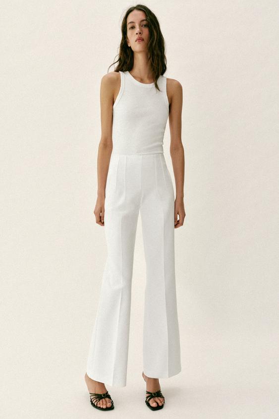 HIGH-WAISTED PANTS WITH BACK ZIP from Zara - $59.90