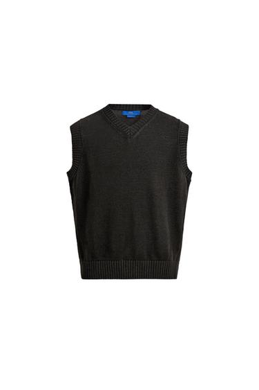 AARON LEVINE X ZARA 100% ՍՊԻՏԱԿԵՂԵՆԻ ՏՐԻԿՈՏԱԺԵ ԺԻԼԵՏ - Շոկոլադ Zara-ից