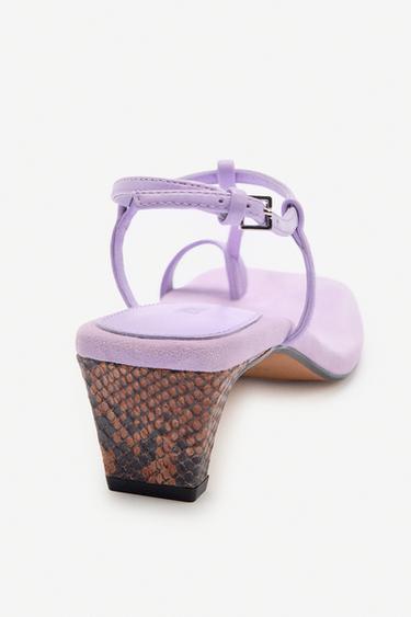 SANDALIA SERRAJE LIMITED EDITION - Violeta Malva de Zara