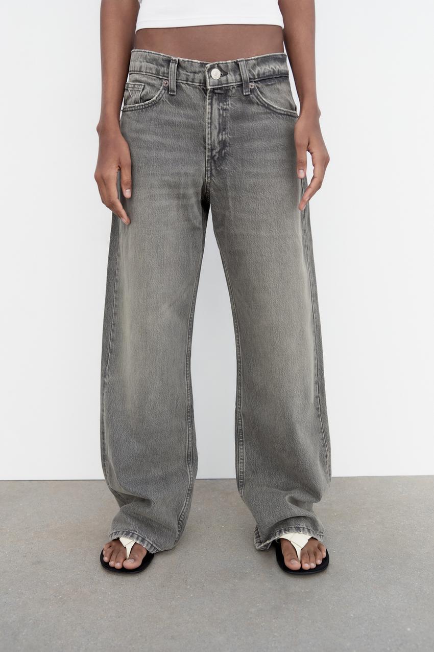 TRF RELAXED FIT MID-RISE JEANS - Anthracite grey
