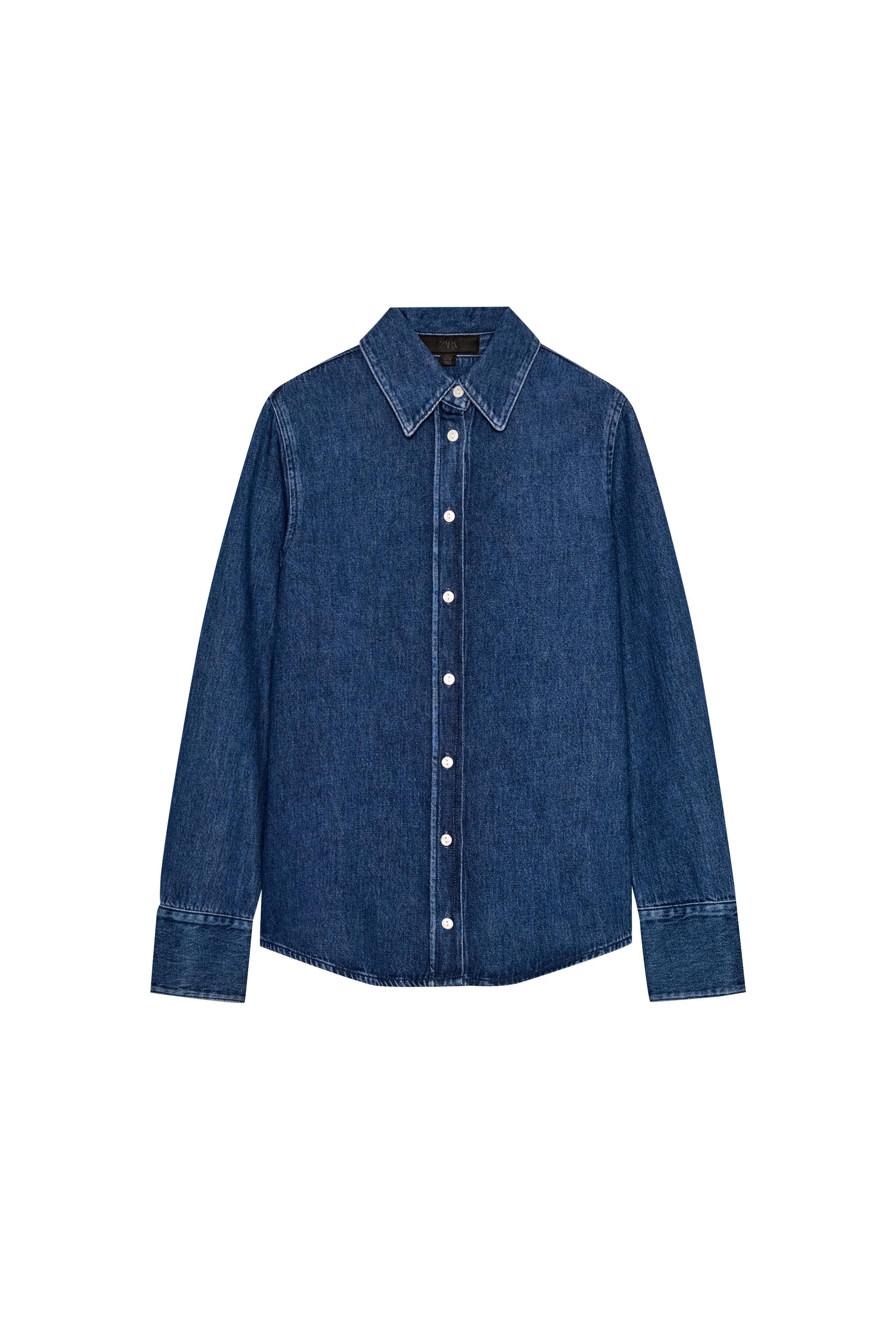 Sarah様 CAMISA DENIM ZW COLLECTION - Índigo | ZARA Brasil