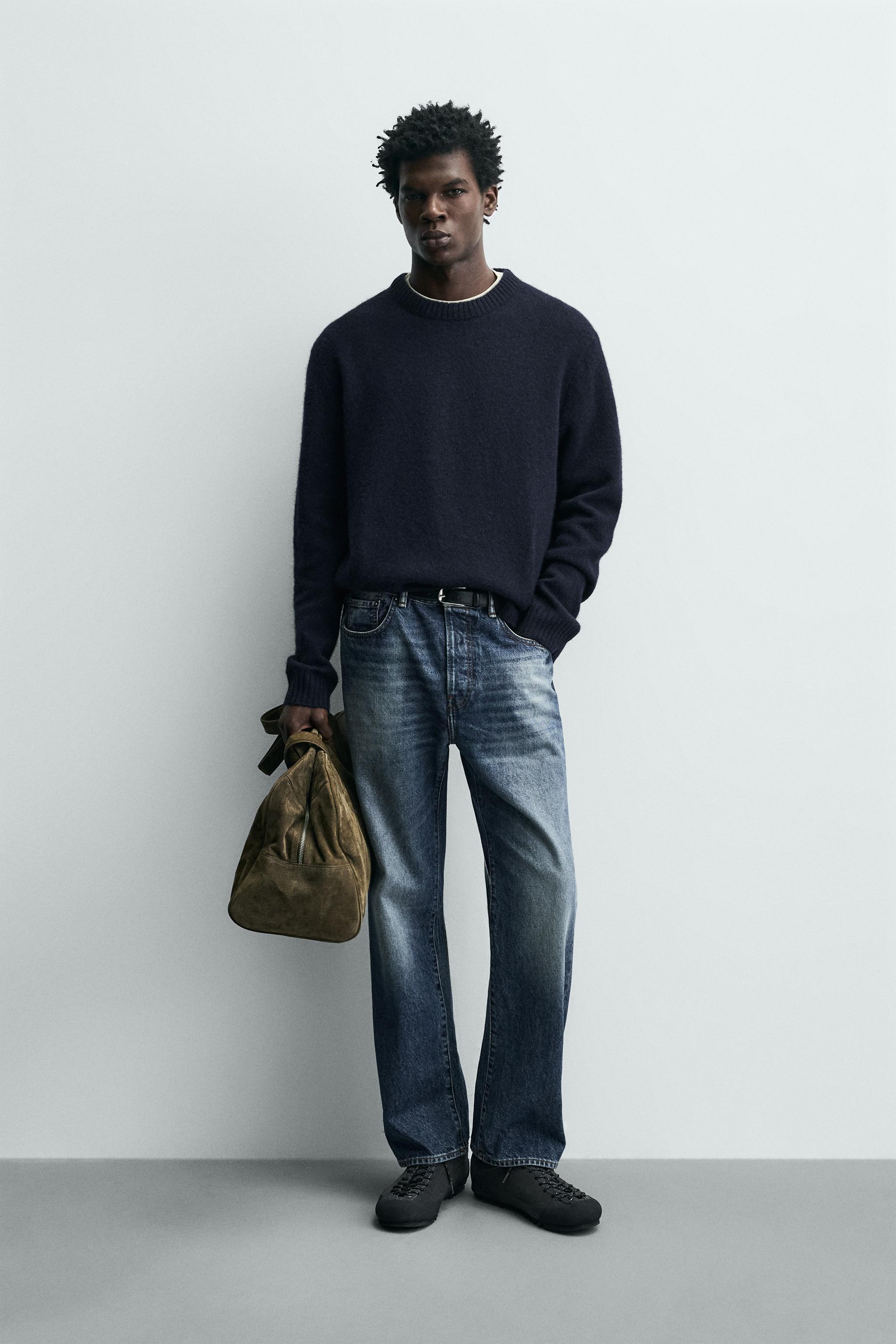 WOOL - YAK JUMPER - Navy blue | ZARA United States