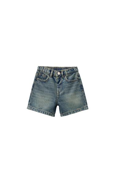 JEANS-BERMUDASHORTS - Blau / Grün von Zara - Bild 0