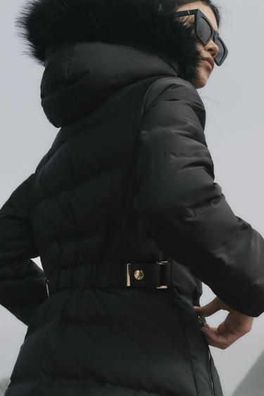 ファーフード付きコート – レディース | ZARA 日本