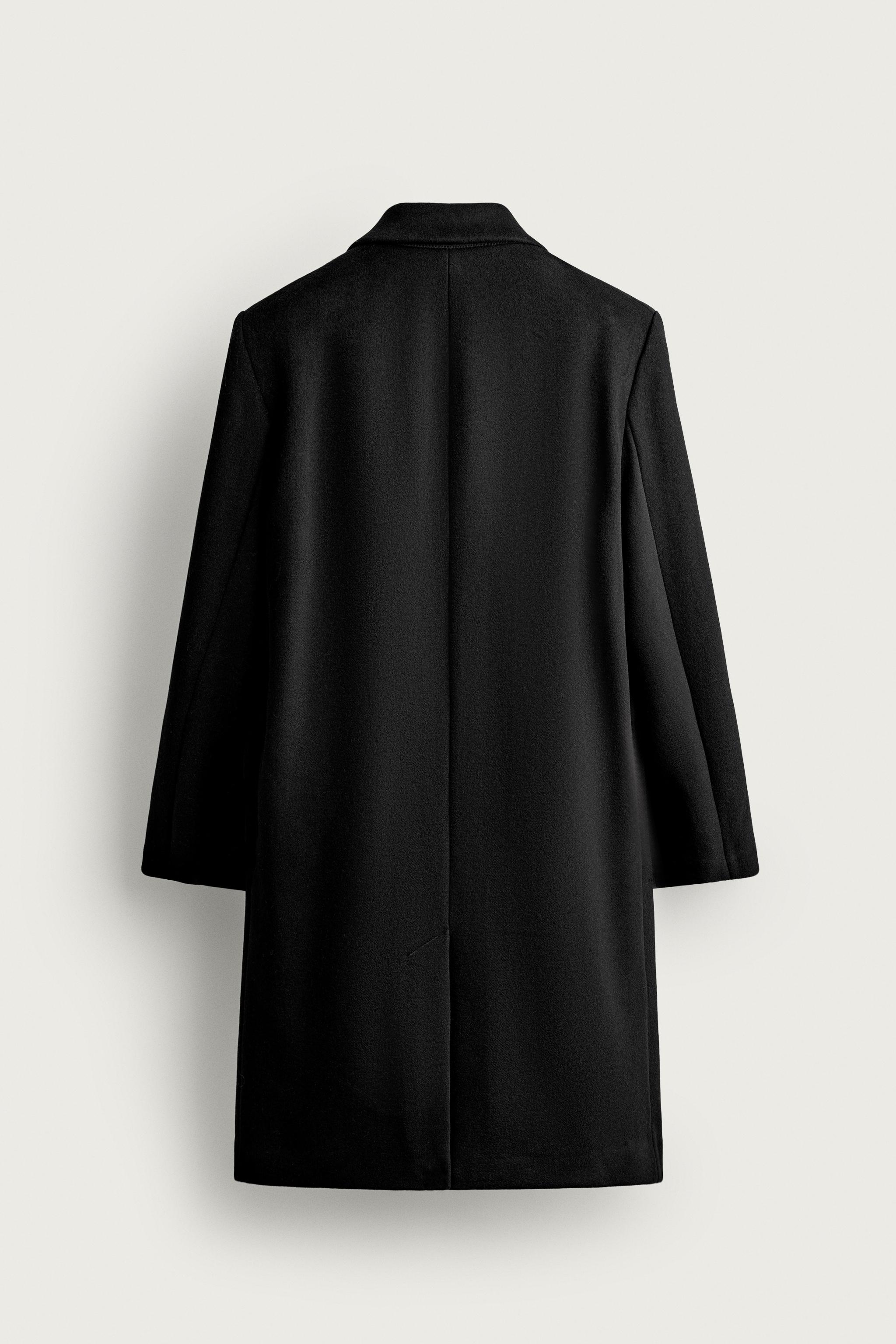 REGULAR-FIT WOOL-BLEND COAT