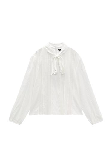 BLUSA ROMÁNTICA LAZO