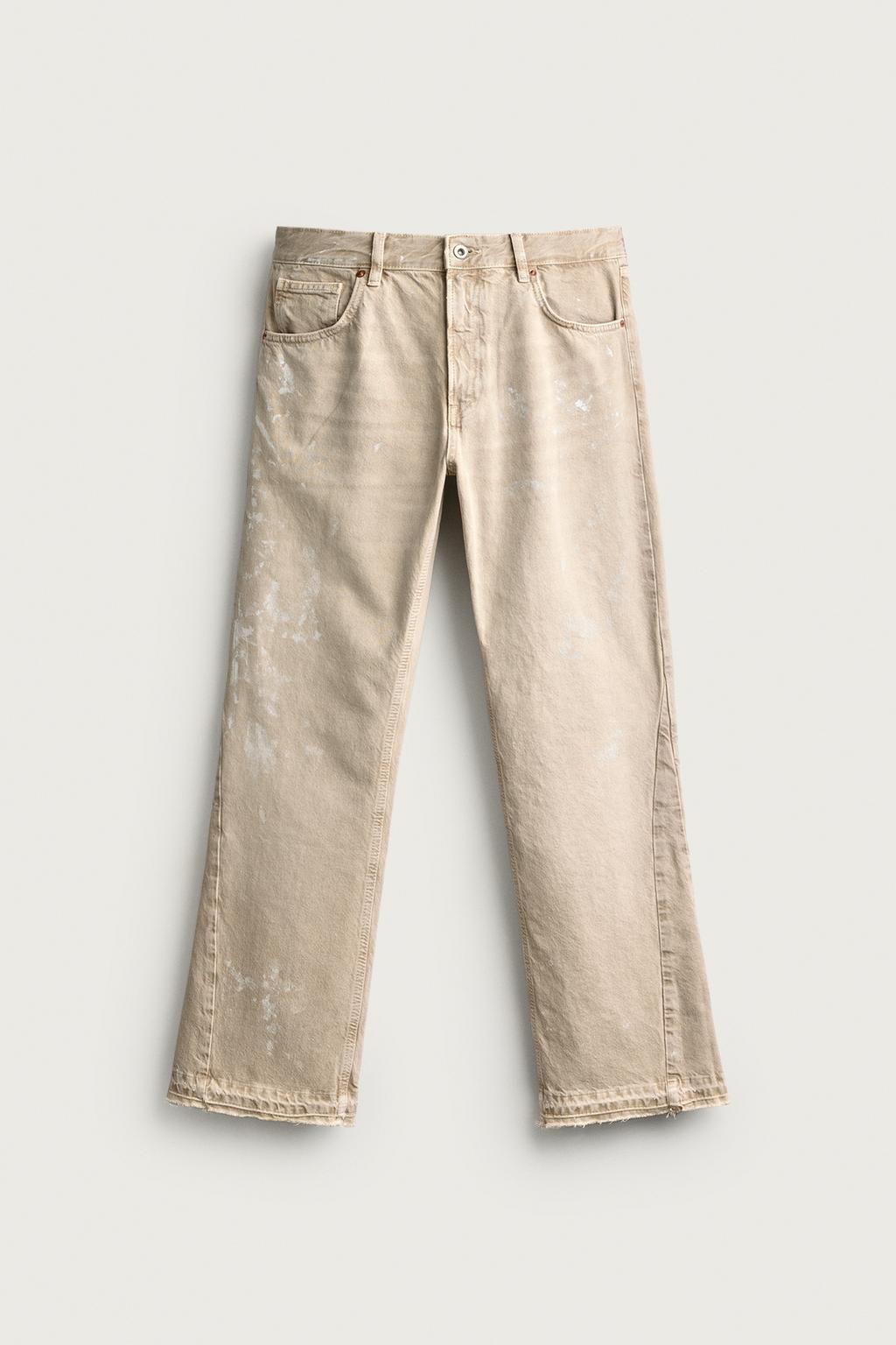 PAINT SPLATTER FLARE FIT JEANS