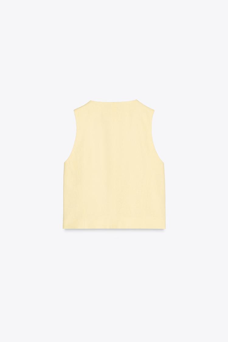 LINEN VEST
