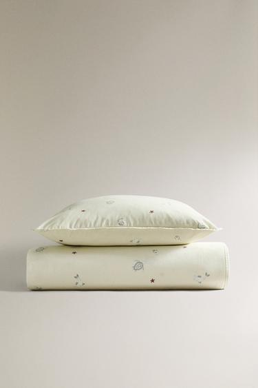 HOUSSE DE COUETTE ENFANT IMPRIMÉ MARIN - Citron vert clair de Zara - Image 0